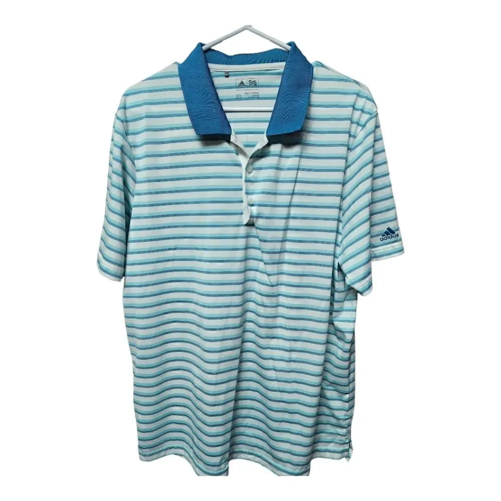 1041 - ADIDAS Golf Polo Shirt Short Sleeve Mens XL